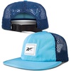 image:imageReebok Running Hat  Performance  Athletic  Lightweight  Quick Drying  Sun Protection  Reflective  Recycled MaterialsVented Flat Brim  Bold Cyan