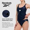 image:imageReebok Tankini Swimsuits for Women 2025 Two Piece Swim Tank Top and Bottom Set Athletic Womens Tankini Bathing SuitsNavy