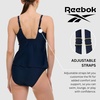 image:imageReebok Tankini Swimsuits for Women 2025 Two Piece Swim Tank Top and Bottom Set Athletic Womens Tankini Bathing SuitsNavy