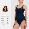 image:imageReebok Tankini Swimsuits for Women 2025 Two Piece Swim Tank Top and Bottom Set Athletic Womens Tankini Bathing SuitsNavy