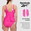 image:imageReebok Tankini Swimsuits for Women 2025 Two Piece Swim Tank Top and Bottom Set Athletic Womens Tankini Bathing SuitsPink