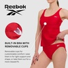 image:imageReebok Tankini Swimsuits for Women 2025 Two Piece Swim Tank Top and Bottom Set Athletic Womens Tankini Bathing SuitsRed