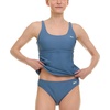 image:imageReebok Tankini Swimsuits for Women 2025 Two Piece Swim Tank Top and Bottom Set Athletic Womens Tankini Bathing SuitsSlate Blue
