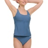 image:imageReebok Tankini Swimsuits for Women 2025 Two Piece Swim Tank Top and Bottom Set Athletic Womens Tankini Bathing SuitsSlate Blue