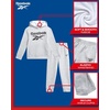 image:imageReebok Toddler Boys Cozy 2Piece Fleece Hoodie amp Sweatpants Jogger Set  Soft Warm Layer for Play or Casual Days Secure Ankle Cuffs and Easy Fit Built for Everyday Comfort Through Fall and WinterLight Grey Heather Logo