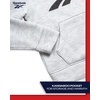 image:imageReebok Toddler Boys Cozy 2Piece Fleece Hoodie amp Sweatpants Jogger Set  Soft Warm Layer for Play or Casual Days Secure Ankle Cuffs and Easy Fit Built for Everyday Comfort Through Fall and WinterLight Grey Heather Logo