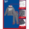 image:imageReebok Toddler Boys Cozy 2Piece Fleece Hoodie amp Sweatpants Jogger Set  Soft Warm Layer for Play or Casual Days Secure Ankle Cuffs and Easy Fit Built for Everyday Comfort Through Fall and WinterDark Grey Heather