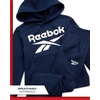 image:imageReebok Toddler Boys Cozy 2Piece Fleece Hoodie amp Sweatpants Jogger Set  Soft Warm Layer for Play or Casual Days Secure Ankle Cuffs and Easy Fit Built for Everyday Comfort Through Fall and WinterVector Navy