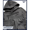 image:imageReebok Toddler Boys Cozy 2Piece Fleece Hoodie amp Sweatpants Jogger Set  Soft Warm Layer for Play or Casual Days Secure Ankle Cuffs and Easy Fit Built for Everyday Comfort Through Fall and WinterDark Grey