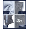 image:imageReebok Toddler Boys Fleece FullZip Hoodie amp Jogger Set for School amp Play  Cozy Soft Fabric Feel Ribbed Cuffs amp Elastic Waistband Stay Put Through Active Play Colorblock Style Pairs with SneakersDark Grey Heather
