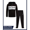 image:imageReebok Toddler Boys Fleece FullZip Hoodie amp Jogger Set for School amp Play  Cozy Soft Fabric Feel Ribbed Cuffs amp Elastic Waistband Stay Put Through Active Play Colorblock Style Pairs with SneakersBlack