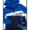 image:imageReebok Toddler Boys Fleece FullZip Hoodie amp Jogger Set for School amp Play  Cozy Soft Fabric Feel Ribbed Cuffs amp Elastic Waistband Stay Put Through Active Play Colorblock Style Pairs with SneakersVector Navy