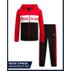 image:imageReebok Toddler Boys Fleece FullZip Hoodie amp Jogger Set for School amp Play  Cozy Soft Fabric Feel Ribbed Cuffs amp Elastic Waistband Stay Put Through Active Play Colorblock Style Pairs with SneakersBlackRed