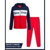 image:imageReebok Toddler Boys Fleece FullZip Hoodie amp Jogger Set for School amp Play  Cozy Soft Fabric Feel Ribbed Cuffs amp Elastic Waistband Stay Put Through Active Play Colorblock Style Pairs with SneakersVector Red