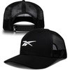 image:imageReebok Trucker Hat  Snapback  Adjustable  Everyday  Fitness  Sun Protection  Classic  Baseball CapEmbroidered Vector  BlackWhite