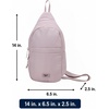 image:imageReebok Unisex Convertible Crossbody Sling Bag for Women amp Men Compact  Adjustable Strap for Vesatile Carry Organized Pockets for Phone Keys amp Wallet Durable Hardware Everyday Daily Carry or GyThea II Latte