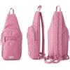 image:imageReebok Unisex Convertible Crossbody Sling Bag for Women amp Men Compact  Adjustable Strap for Vesatile Carry Organized Pockets for Phone Keys amp Wallet Durable Hardware Everyday Daily Carry or GyCosmos Rose