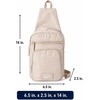 image:imageReebok Unisex Convertible Crossbody Sling Bag for Women amp Men Compact  Adjustable Strap for Vesatile Carry Organized Pockets for Phone Keys amp Wallet Durable Hardware Everyday Daily Carry or GyCosmos Stucco