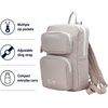 image:imageReebok Unisex Convertible Crossbody Sling Bag for Women amp Men Compact  Adjustable Strap for Vesatile Carry Organized Pockets for Phone Keys amp Wallet Durable Hardware Everyday Daily Carry or GyMikayla Stucco
