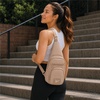 image:imageReebok Unisex Convertible Crossbody Sling Bag for Women amp Men Compact  Adjustable Strap for Vesatile Carry Organized Pockets for Phone Keys amp Wallet Durable Hardware Everyday Daily Carry or GyCosmos Latte