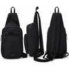 image:imageReebok Unisex Convertible Crossbody Sling Bag for Women amp Men Compact  Adjustable Strap for Vesatile Carry Organized Pockets for Phone Keys amp Wallet Durable Hardware Everyday Daily Carry or GyCosmos Black