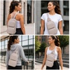 image:imageReebok Unisex Convertible Crossbody Sling Bag for Women amp Men Compact  Adjustable Strap for Vesatile Carry Organized Pockets for Phone Keys amp Wallet Durable Hardware Everyday Daily Carry or GyMikayla Stucco