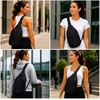 image:imageReebok Unisex Convertible Crossbody Sling Bag for Women amp Men Compact  Adjustable Strap for Vesatile Carry Organized Pockets for Phone Keys amp Wallet Durable Hardware Everyday Daily Carry or GyThea II Black