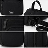 image:imageReebok Unisex Convertible Crossbody Sling Bag for Women amp Men Compact  Adjustable Strap for Vesatile Carry Organized Pockets for Phone Keys amp Wallet Durable Hardware Everyday Daily Carry or GyCosmos Black With White Logo