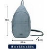 image:imageReebok Unisex Convertible Crossbody Sling Bag for Women amp Men Compact  Adjustable Strap for Vesatile Carry Organized Pockets for Phone Keys amp Wallet Durable Hardware Everyday Daily Carry or GyThea II Trellis