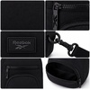 image:imageReebok Unisex Convertible Crossbody Sling Bag for Women amp Men Compact  Adjustable Strap for Vesatile Carry Organized Pockets for Phone Keys amp Wallet Durable Hardware Everyday Daily Carry or GyCosmos Black