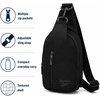 image:imageReebok Unisex Convertible Crossbody Sling Bag for Women amp Men Compact  Adjustable Strap for Vesatile Carry Organized Pockets for Phone Keys amp Wallet Durable Hardware Everyday Daily Carry or GyBerry Black