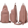 image:imageReebok Unisex Convertible Crossbody Sling Bag for Women amp Men Compact  Adjustable Strap for Vesatile Carry Organized Pockets for Phone Keys amp Wallet Durable Hardware Everyday Daily Carry or GyCosmos Choco Malt