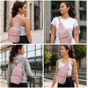 image:imageReebok Unisex Convertible Crossbody Sling Bag for Women amp Men Compact  Adjustable Strap for Vesatile Carry Organized Pockets for Phone Keys amp Wallet Durable Hardware Everyday Daily Carry or GyMikayla Ashen Lilac