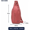image:imageReebok Unisex Convertible Crossbody Sling Bag for Women amp Men Compact  Adjustable Strap for Vesatile Carry Organized Pockets for Phone Keys amp Wallet Durable Hardware Everyday Daily Carry or GyBerry Rose