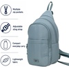 image:imageReebok Unisex Convertible Crossbody Sling Bag for Women amp Men Compact  Adjustable Strap for Vesatile Carry Organized Pockets for Phone Keys amp Wallet Durable Hardware Everyday Daily Carry or GyThea II Trellis