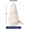 image:imageReebok Unisex Convertible Crossbody Sling Bag for Women amp Men Compact  Adjustable Strap for Vesatile Carry Organized Pockets for Phone Keys amp Wallet Durable Hardware Everyday Daily Carry or GyMaeves Stucco