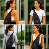 image:imageReebok Unisex Convertible Crossbody Sling Bag for Women amp Men Compact  Adjustable Strap for Vesatile Carry Organized Pockets for Phone Keys amp Wallet Durable Hardware Everyday Daily Carry or GyCosmos Black Ombre