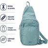 image:imageReebok Unisex Convertible Crossbody Sling Bag for Women amp Men Compact  Adjustable Strap for Vesatile Carry Organized Pockets for Phone Keys amp Wallet Durable Hardware Everyday Daily Carry or GyCosmostrellis