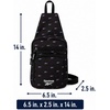 image:imageReebok Unisex Convertible Crossbody Sling Bag for Women amp Men Compact  Adjustable Strap for Vesatile Carry Organized Pockets for Phone Keys amp Wallet Durable Hardware Everyday Daily Carry or GyCosmos Black Ombre