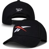 image:imageReebok Vector Baseball Hat  Snapback  Six Panel  Casual  Everyday  Sun Protection  Lightweight  BreathableBlack W Red  White
