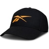 image:imageReebok Vector Baseball Hat  Snapback  Six Panel  Casual  Everyday  Sun Protection  Lightweight  BreathableBlackElectric Amber