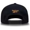 image:imageReebok Vector Baseball Hat  Snapback  Six Panel  Casual  Everyday  Sun Protection  Lightweight  BreathableBlackElectric Amber