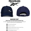 image:imageReebok Womens Badge Hat  Golf  Tennis  Sports  Performance  Breathable  Lightweight  Quick Drying  Sun ProtectionBadge  White