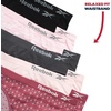 image:imageReebok Womens Bikini Underwear  10 Pack Soft Stretch Seamless Panties  Smooth Feel Stays Comfortable All Day Relaxed Waistband Sits Gently on the Hips Without Digging inBlackLight Pink JacquardSharkskinLight PinkPersian Pink