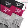 image:imageReebok Womens Bikini Underwear  6 Pack Soft Stretch Seamless Panties  Smooth Feel Stays Comfortable All Day Relaxed Waistband Sits Gently on the Hips Without Digging inBlackAnemoneLight Grey Melange