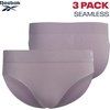image:imageReebok Womens Bikini Underwear 3 Pack Soft Stretch Seamless Panties  Smooth Feel Stays Comfortable All Day Relaxed Waistband Sits Gently on the Hips Without Digging inLight PurpleLight PinkNavy