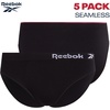 image:imageReebok Womens Bikini Underwear 5 Pack Soft Stretch Seamless Underwear  NextLevel Softness from Breathable Nylon Spandex Flattering LowRise Silhouette Flatters Natural CurvesBlack