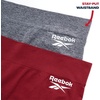 image:imageReebok Womens Boyshorts  2 Pack Seamless Stretch 4 Inseam Tagless  StayPut Design Moves with You Flexible 4Way Flexible Fabric Eliminates Lines and Everyday DiscomfortCharcoal MelangeRhubarb