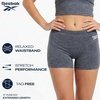 image:imageReebok Womens Boyshorts  2 Pack Seamless Stretch 4 Inseam Tagless  StayPut Design Moves with You Flexible 4Way Flexible Fabric Eliminates Lines and Everyday DiscomfortCharcoal MelangeRhubarb