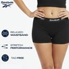 image:imageReebok Womens Boyshorts  3 Pack Seamless Performance Stretch Underwear Panties for Women 3 InseamLilyShark SkinLotus